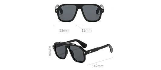 AVIATOR VINTAGE- TURTLE/BROWN