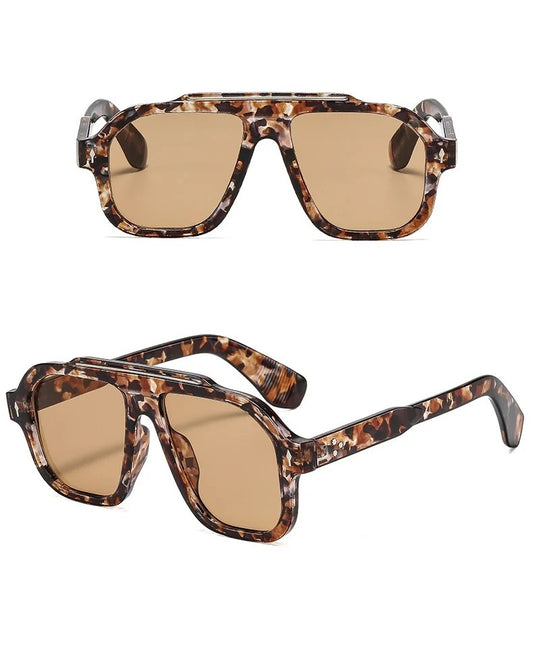 AVIATOR VINTAGE- TURTLE/BROWN